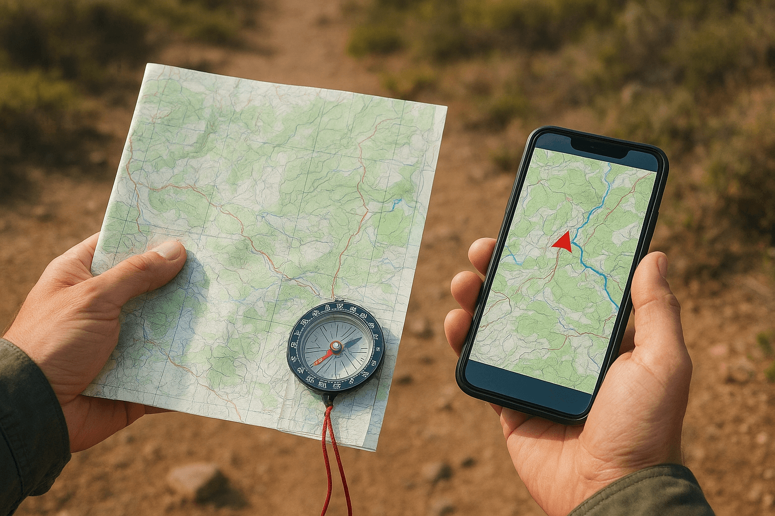 Navigation Basics for Hiking: Map, Compass & GPS Apps (Offline)